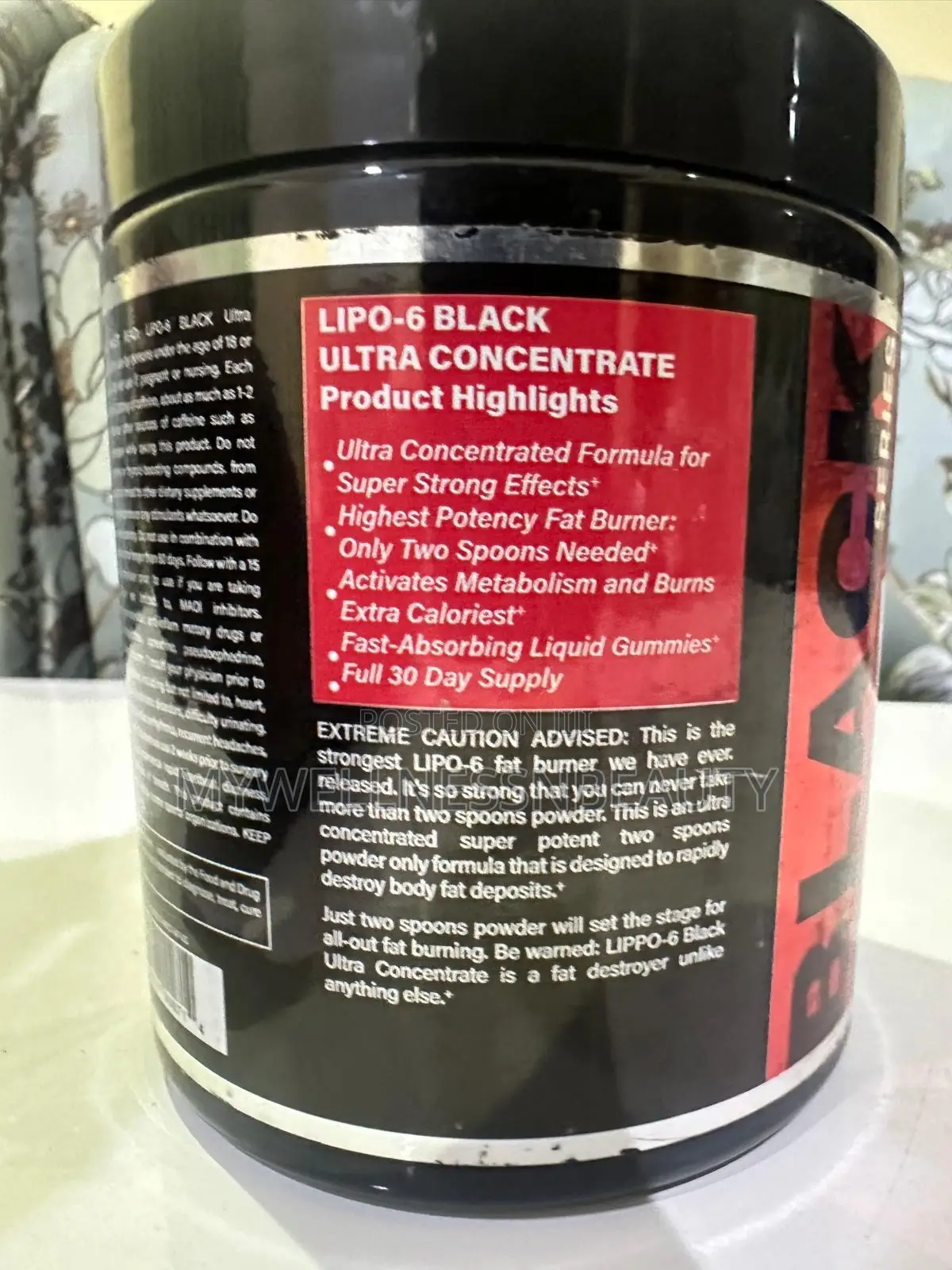 Original Nutrex Lipo6 Black -Fat Destroyer