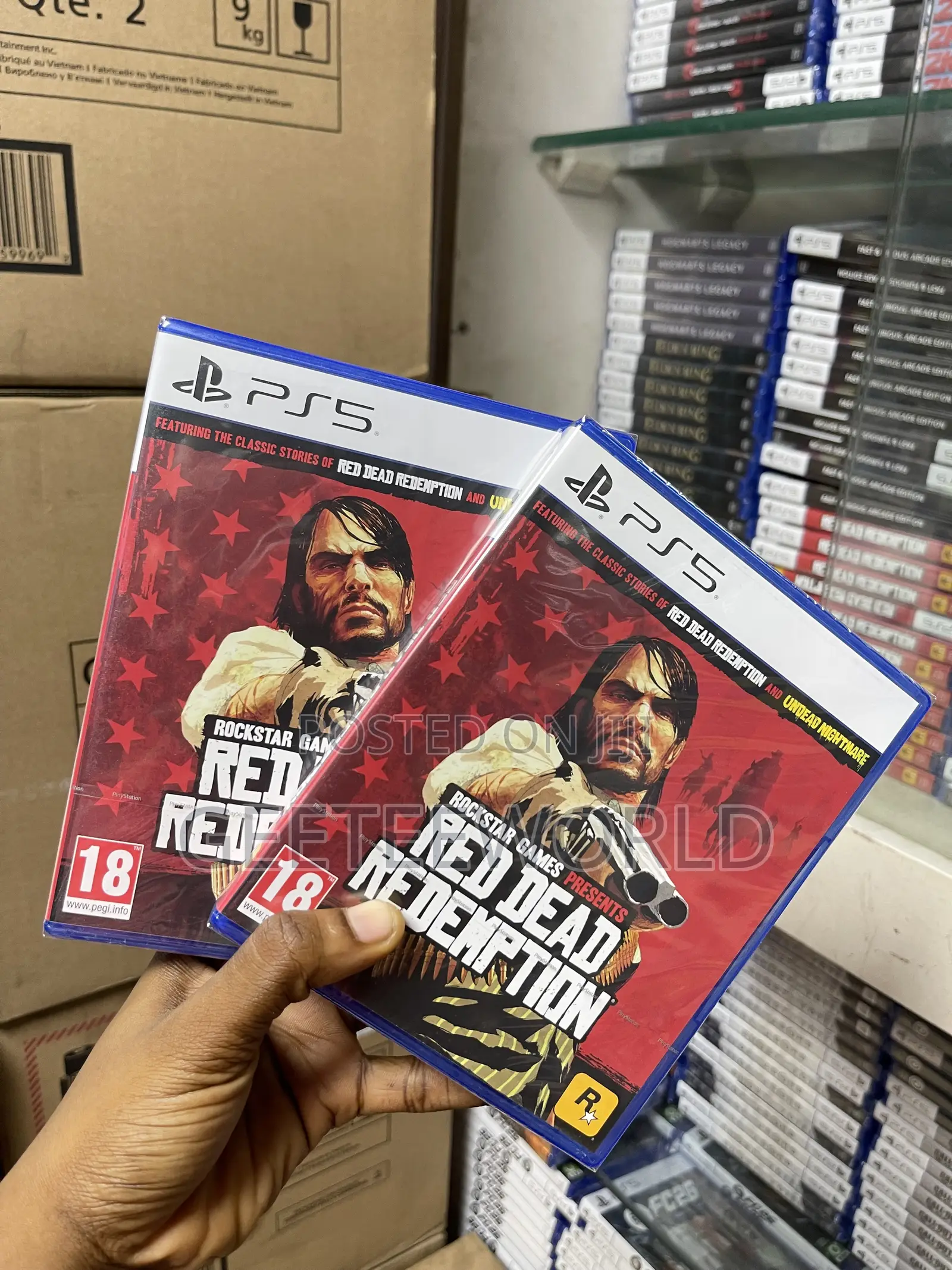 Red Dead Redemption Ps5 Game Disc