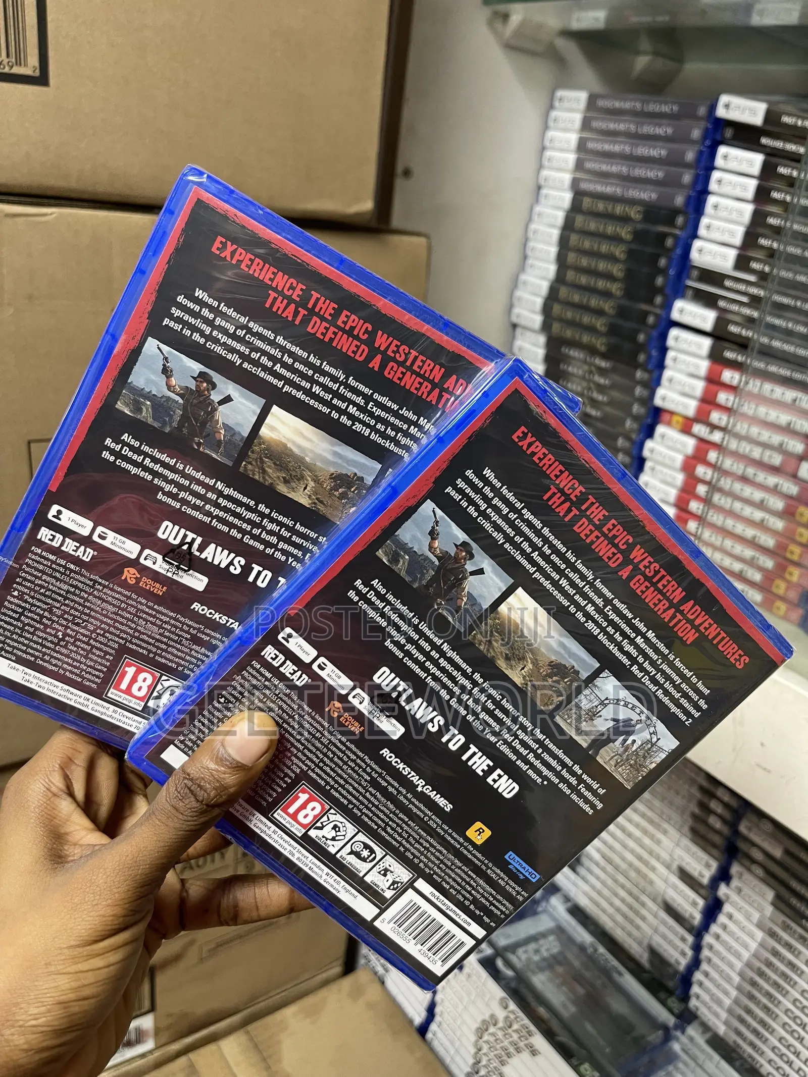Red Dead Redemption Ps5 Game Disc