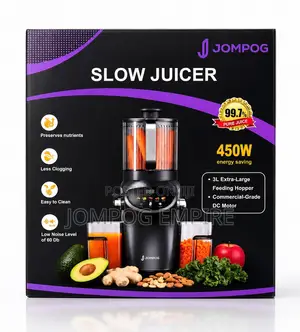Jompog Slow Juicer, Juice Extractor and Ice Cream Maker
