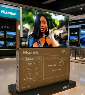 Original Hisense 55 Inches Smart TV 2 Years Warranty With Voice Remote