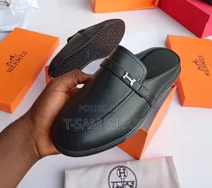 Hermes Italian Designer Half Shoe