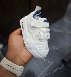 Kids Sports White Sneakers From Size 19 to Size 42