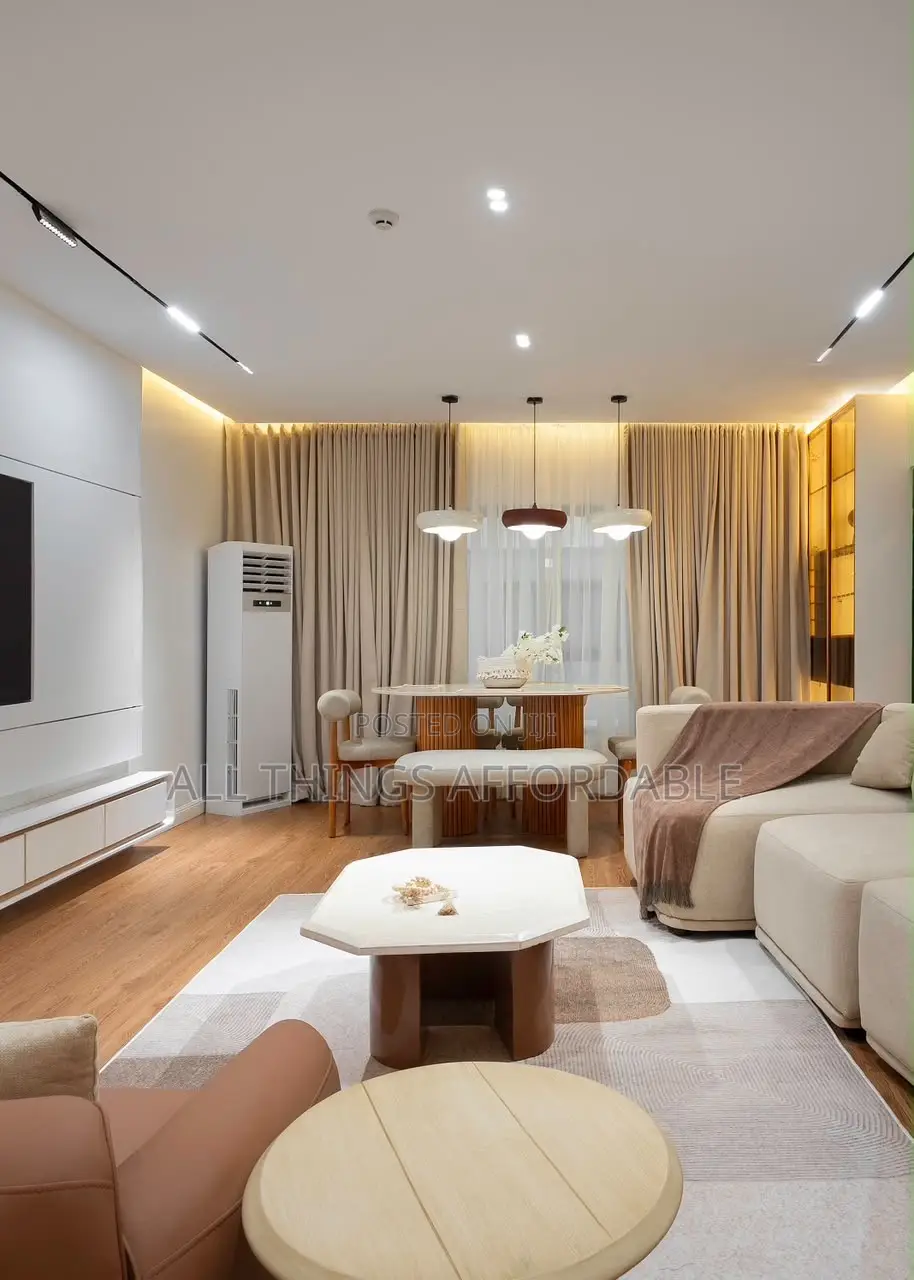 7 Seater Couch, 4by6 Bedframe, Dinning Set, TV Console