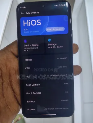 Tecno Spark 40 Pro+ 256 GB Gray