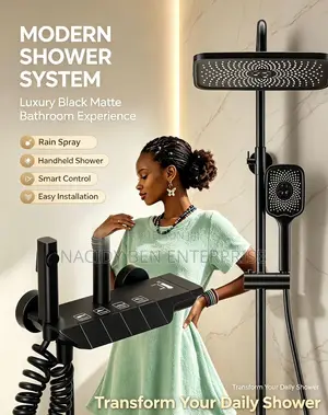 Piano Black Shower
