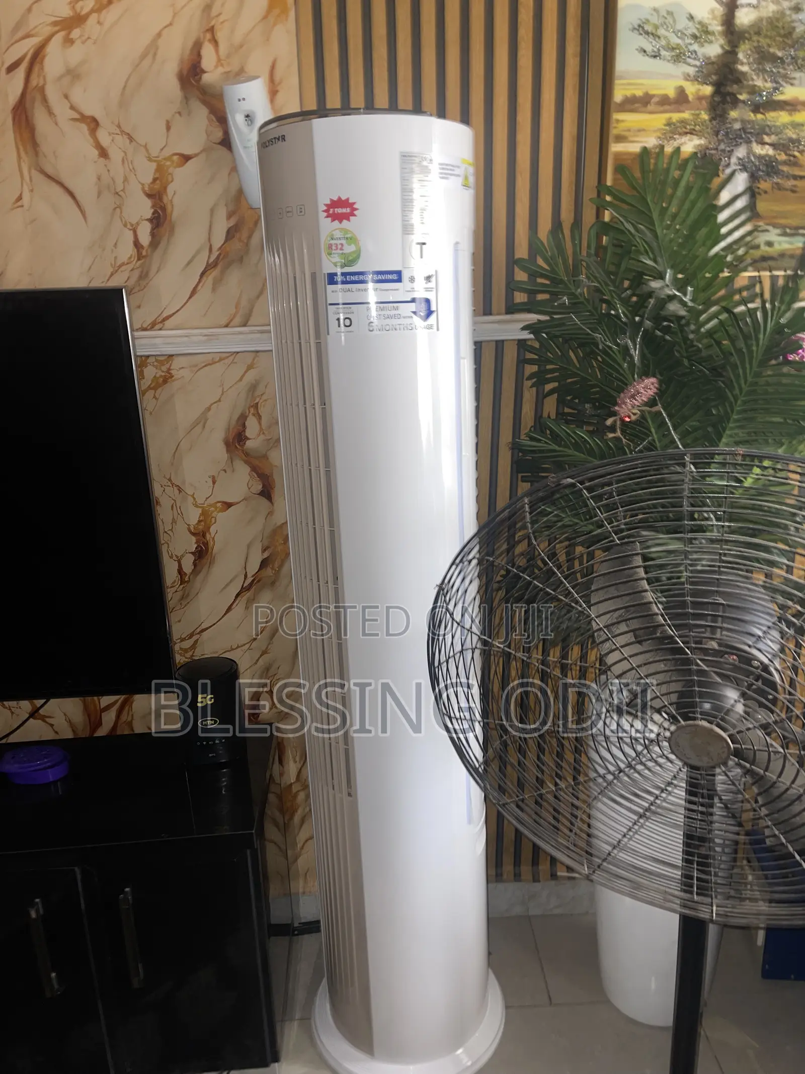 Polyester 3tone Inverter Standing AC With Accessories 3months  Use