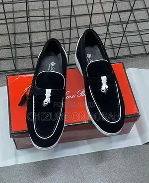 Loro Piana Monk-Strap Loafer | Black | Chocolate Brown