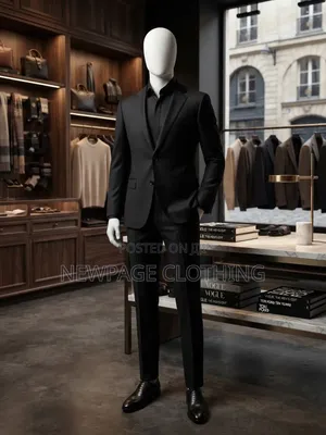 Black Double-Breasted Suit — A Classic That Never Misses 🖤
