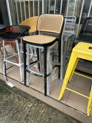 Modern Bar Stool With Backrest - For Bars Restaurants Kitchen - PH