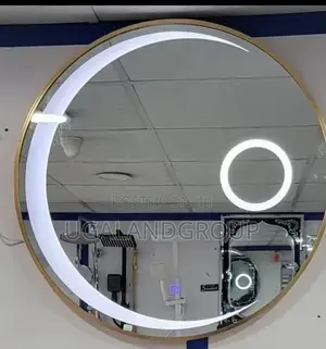 Modern Bathroom Mirror With Hanging Strap