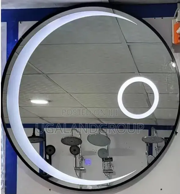 Modern Bathroom Mirror With Hanging Strap