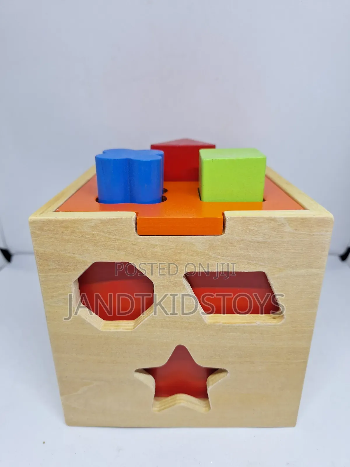 Wooden Shape Sorter Box