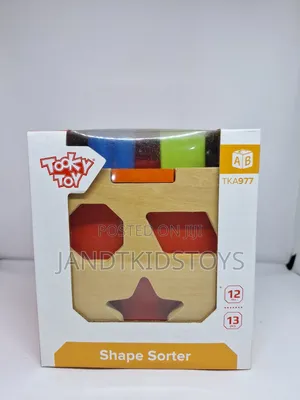 Wooden Shape Sorter Box