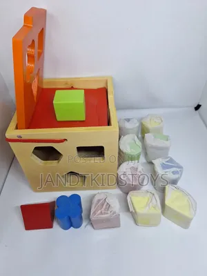 Wooden Shape Sorter Box