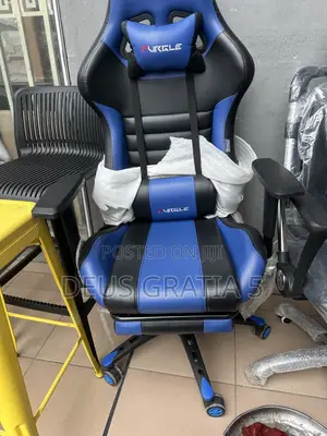Furgle Gaming Chair With Headrest and Lumbar Support - New
