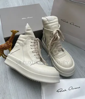 Premium Rock Owens High-Top Sneakers