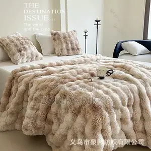 Fluffy Blanket Big Size With Pillow Case Pair