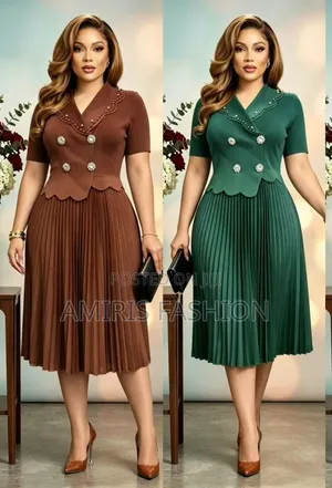 Double Botton Beautiful Myiaky Gown
