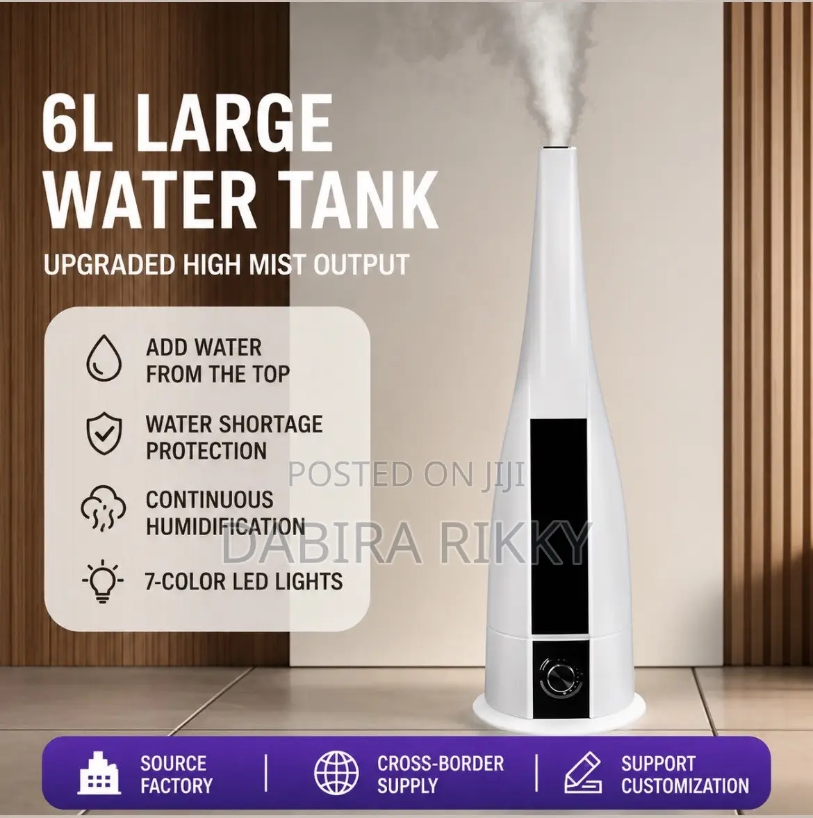 6Litres HUMIDIFIER
