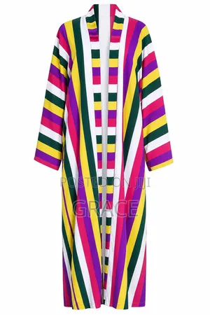 Beautiful Long Stripe Kimono | Stylish Women’s Wear
