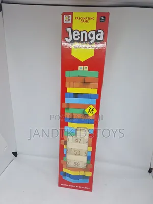 72 Piece Wooden Jenga Game