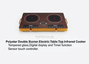 Two Burner Electric Table Top Infrared Cooker