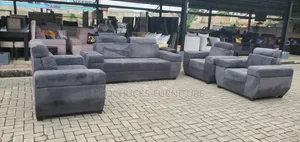 Executive Sofa Set 7-Seater Gray Color Available for Pickup