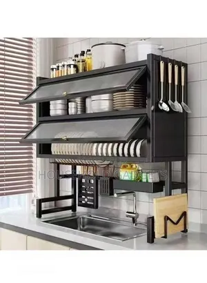 Double Layer Over the Sink Plate Rack