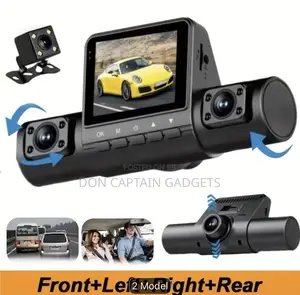 Real 4-Channel Dash Cam 1080P Ultra HD Recording | 170-Degree Wide