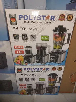 Polystar PV-JYBL519G 4L Commercial Blender – Powerful Copper Motor, 4L