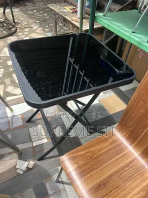 Collapsible Glass Table
