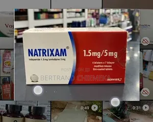 NATRIXAM 1.5mg/5mg (Indapamide/Amlodipine)
