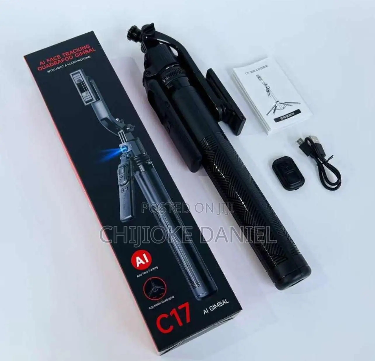 C17 AI Face Tracking Quadrapod Gimbal