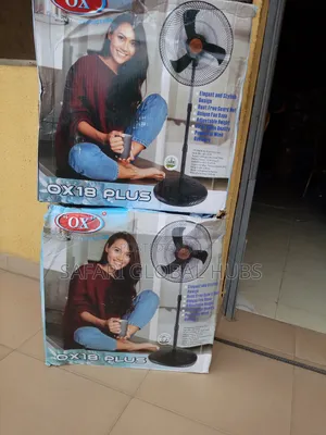 Black Color Ox 18inch Standing Fan