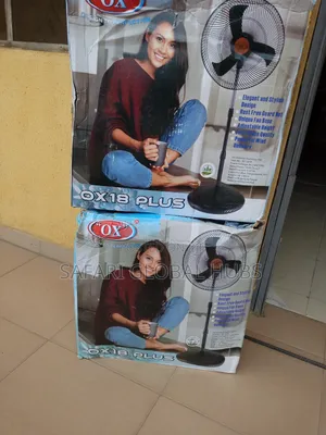Black Color Ox 18inch Standing Fan