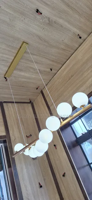 Premium 9  Frosted Glass Pendant Chandelier
