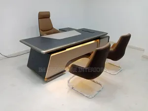 MD/CEO Office Chair, Table With Two Visitors Chair