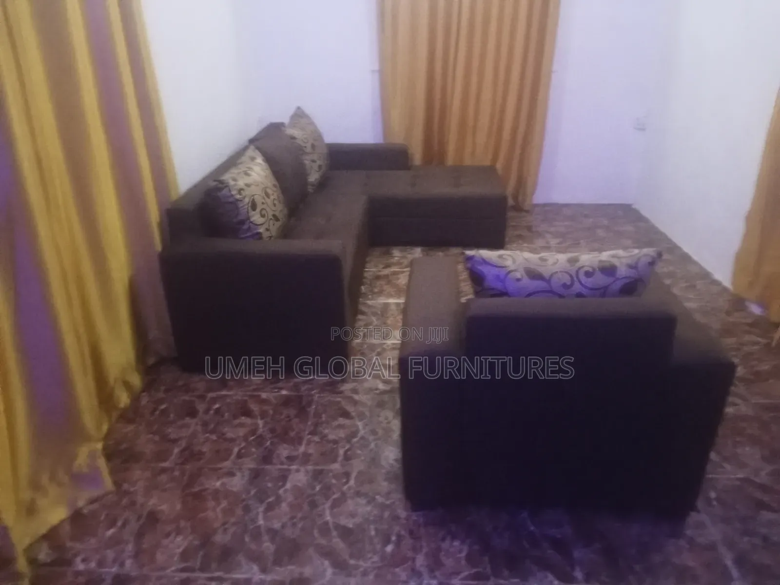 L Shape Sofa With Additional Single