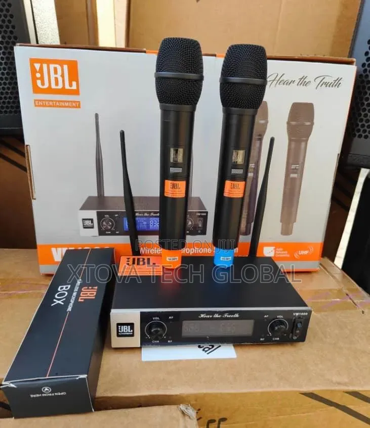 JBL VM-1000 Professional Dual Wireless Microphone System