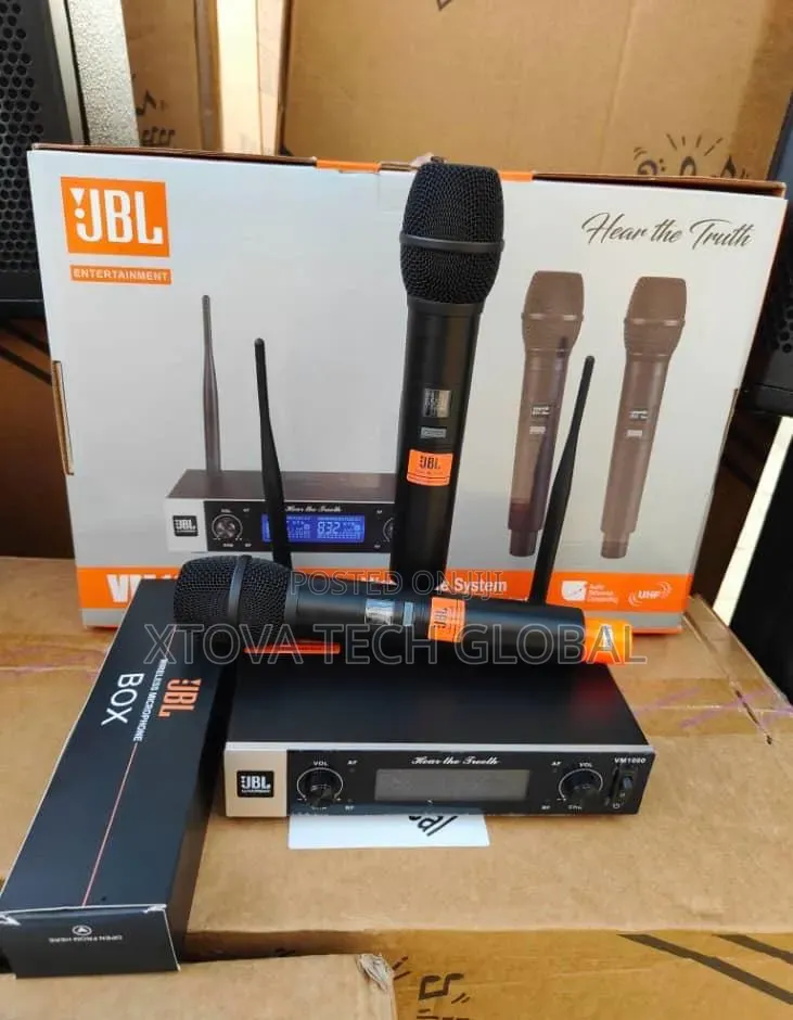 JBL VM-1000 Professional Dual Wireless Microphone System