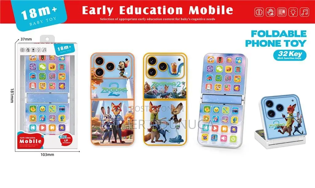 Interactive Foldable Mobile Phone Toy