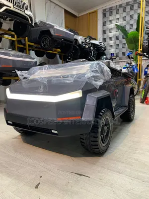 Grey Cybertruck Electric Children Car for Age 1-5 With Bluetooth