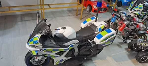 Police Powerbike for Kids Age 4-15 With Bluetooth and Charger