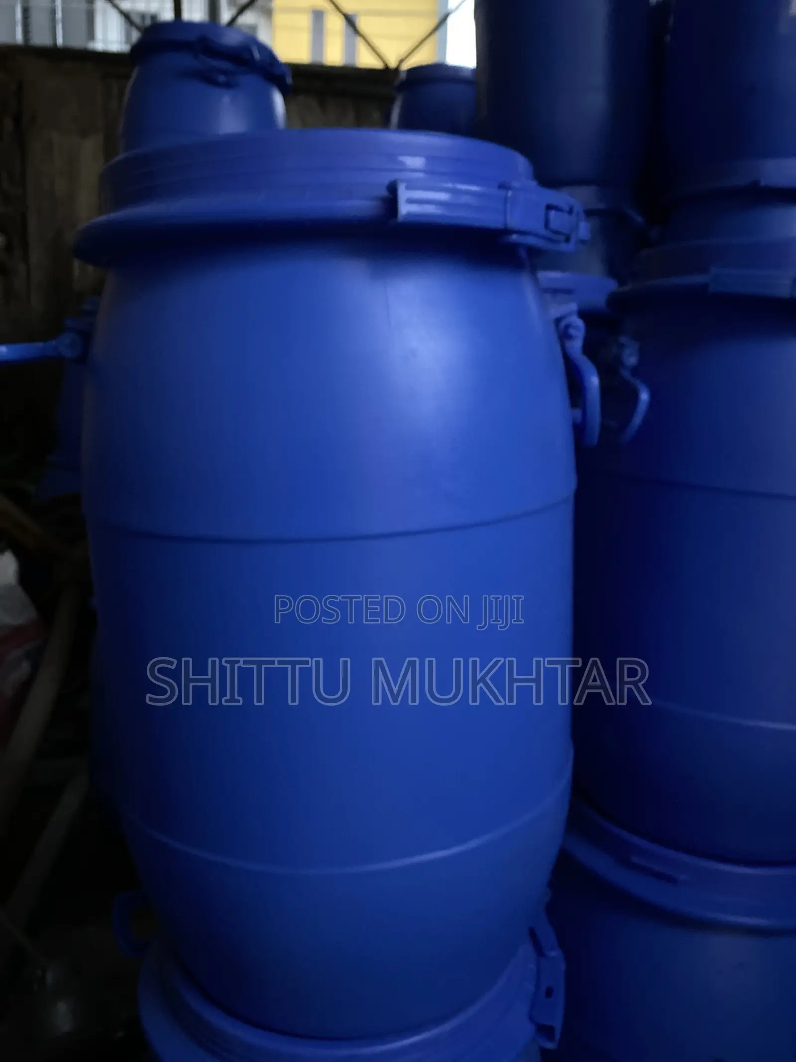 Heavy Duty Plastic Storage Drums