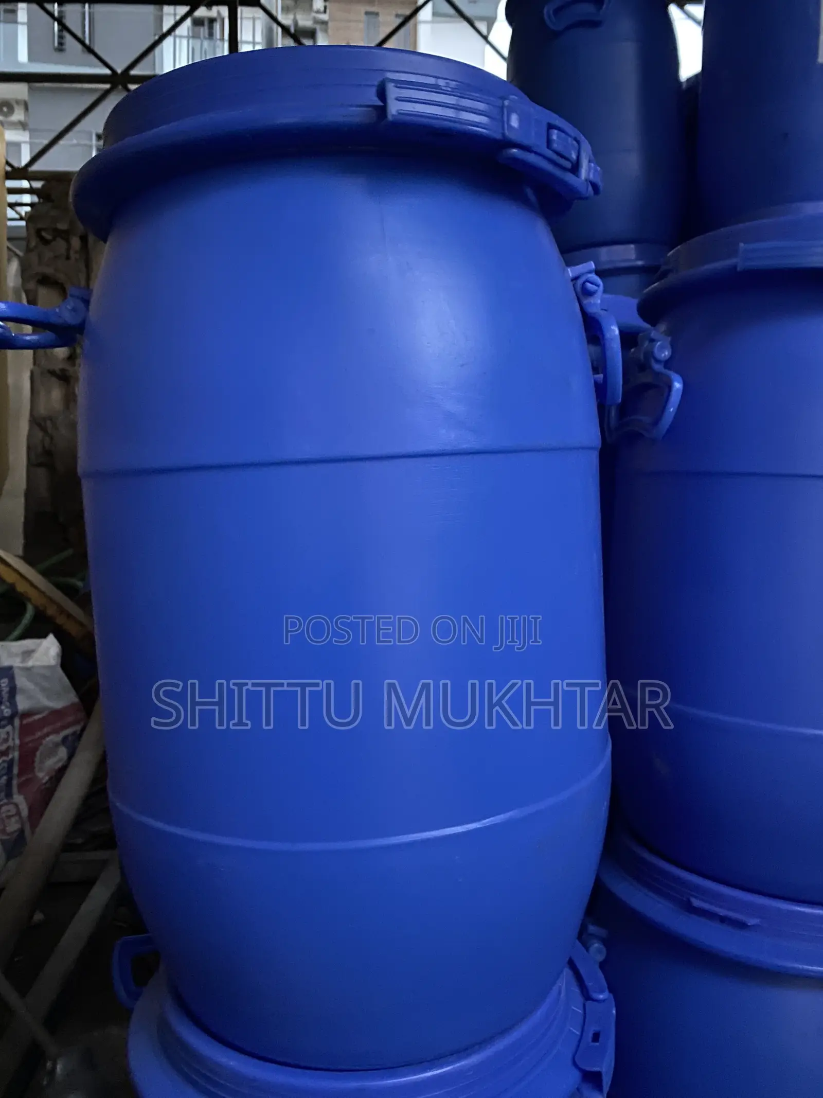 Heavy Duty Plastic Storage Drums