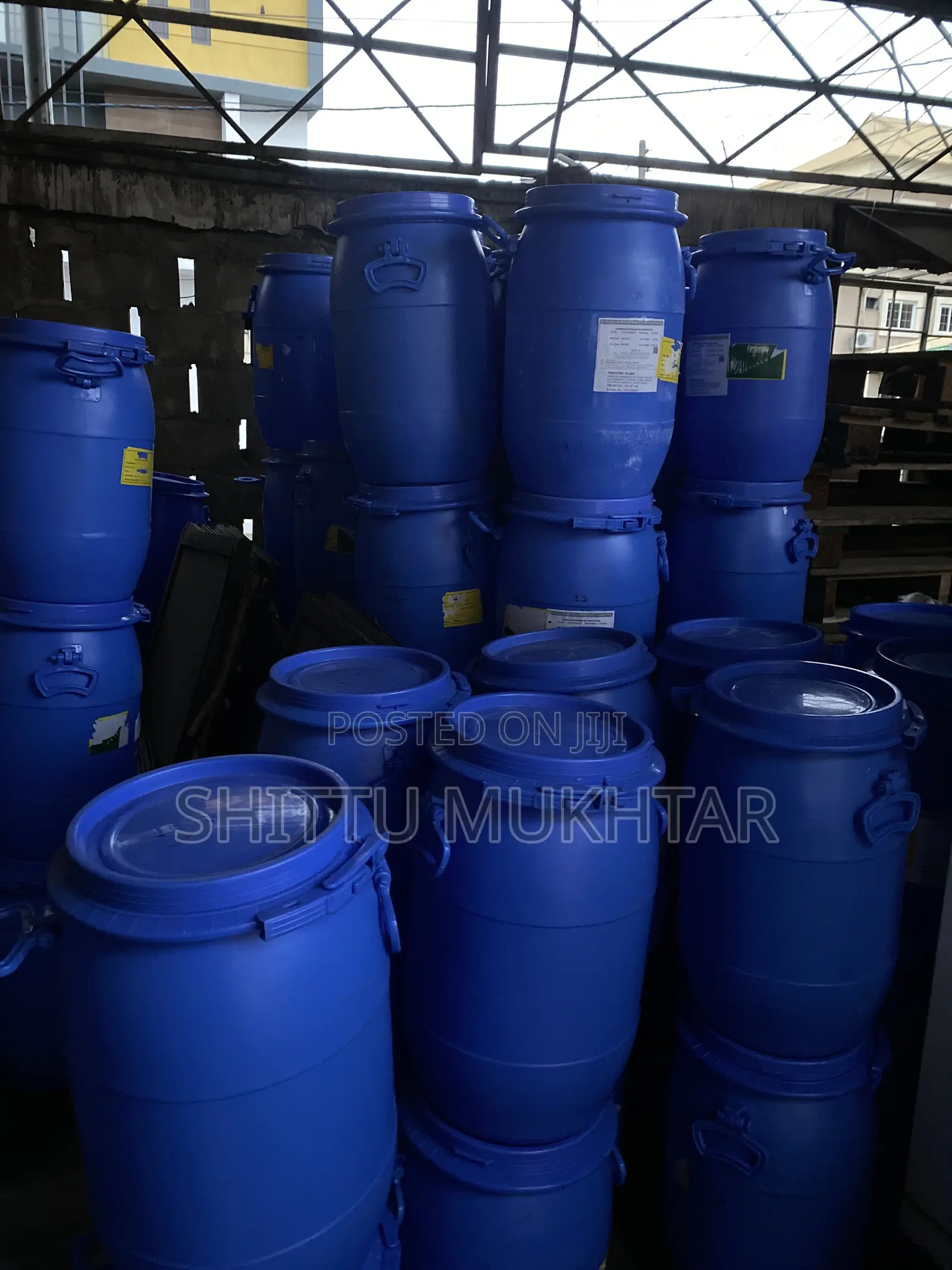 Heavy Duty Plastic Storage Drums