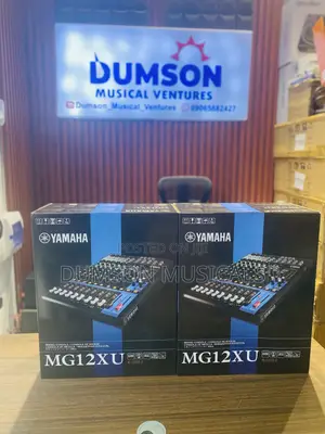 Yamaha Mixer Mg12xu 12 Channels Live Mixer With USB and SPX Effects.