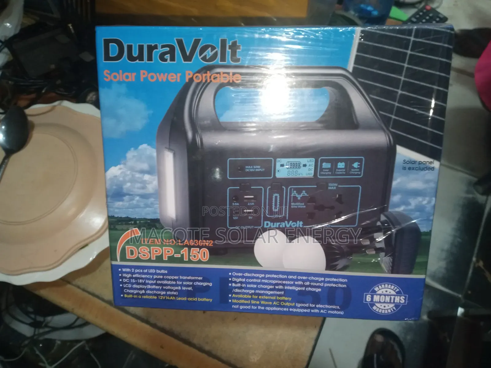 150w Solar Genarator