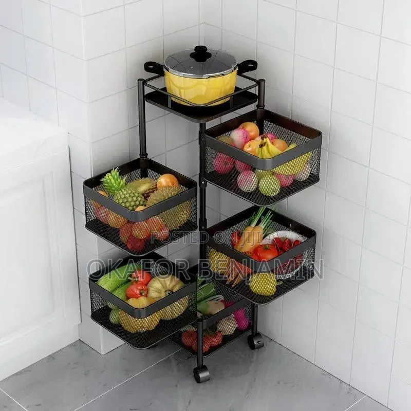High Quality Five Layer Multifunctional Fruit Basket